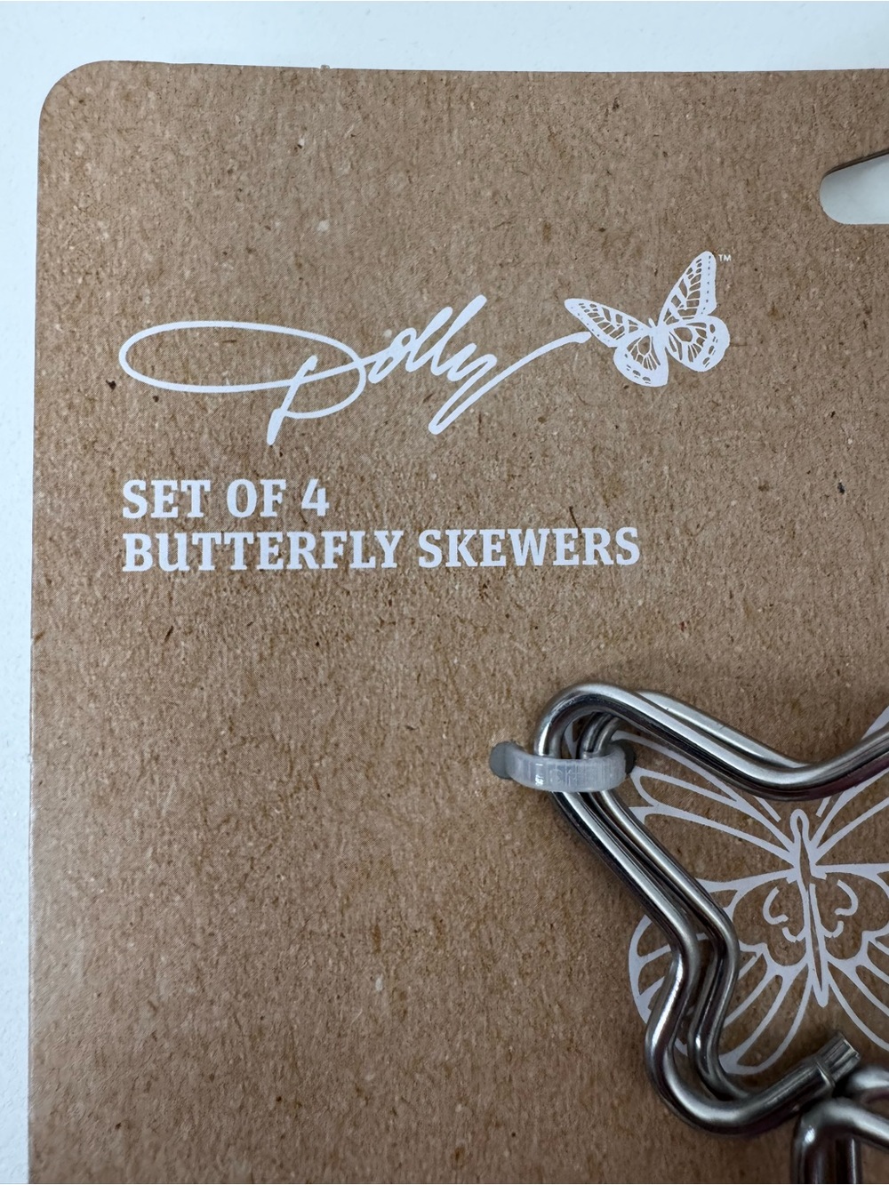 Dolly Parton Guitar Tongs & Butterfly BBQ Skewer Set Grill Tools New Nwt - Picture 7 of 12